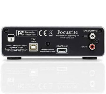 Focusrite iTrack Solo LIghtning Audio Interface for iPad / Mac / PC - Imported from UK